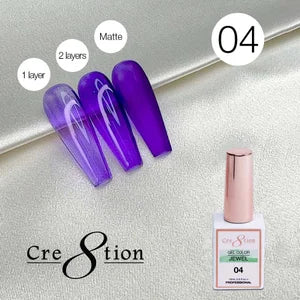 Cre8tion Gel Polish - Soak Off Gel Jewel 04