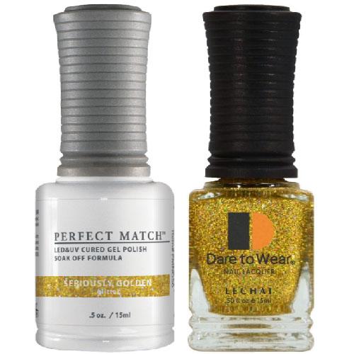 LeChat Perfect Match Duo Gel & Lacquer - #56- Seriously Golden
