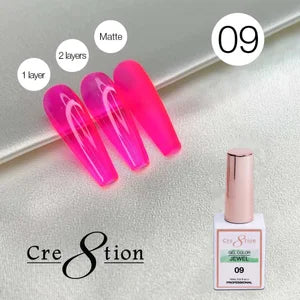 Cre8tion Gel Polish - Soak Off Gel Jewel 09