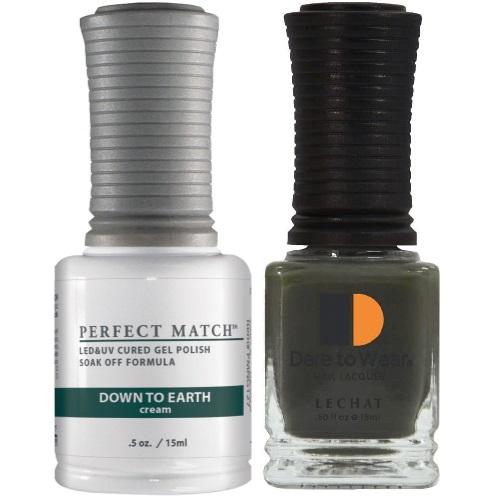 LeChat Perfect Match Duo Gel & Lacquer - #PMS127- Down to Earth