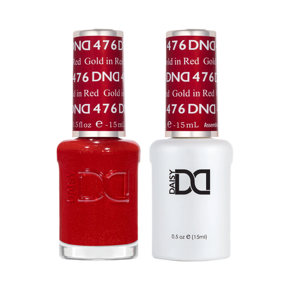 DND Duo Set #476 - Gold In Red