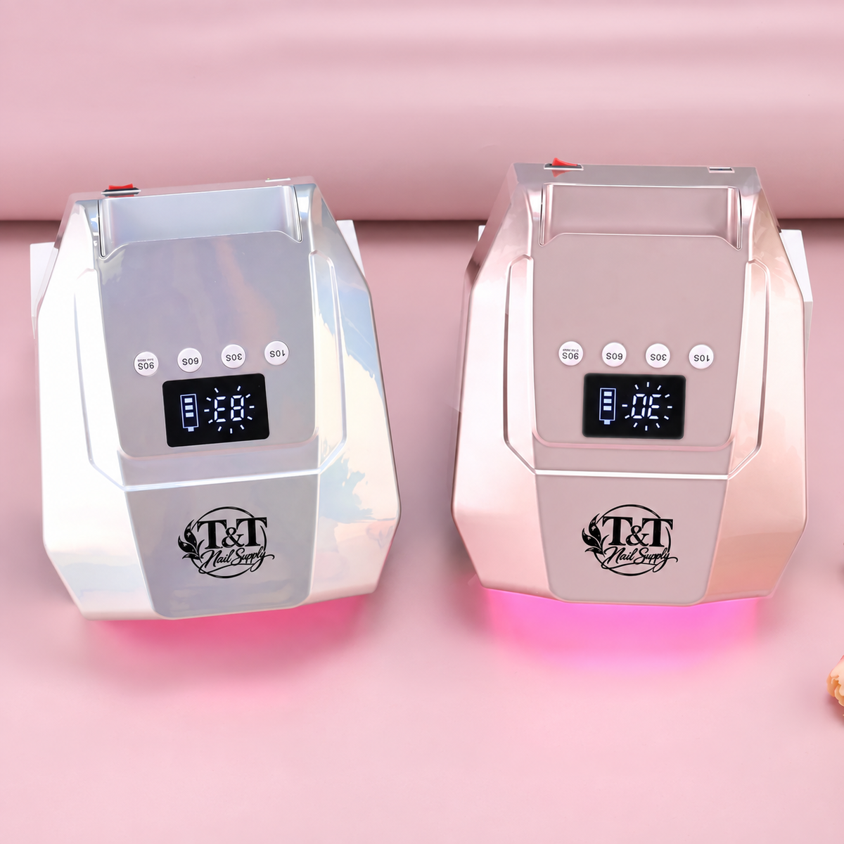 TNT 96W Wireless UV Led Nail Lamp Metallic Color Professional Nail Gel Dryer Salon Nail Lamp