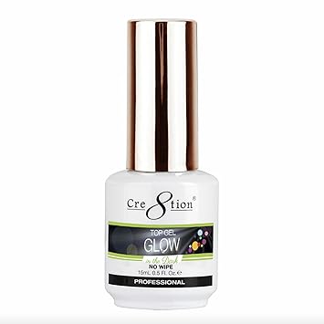 Cre8tion Gel Polish - Top Gel Glow  in the Dark