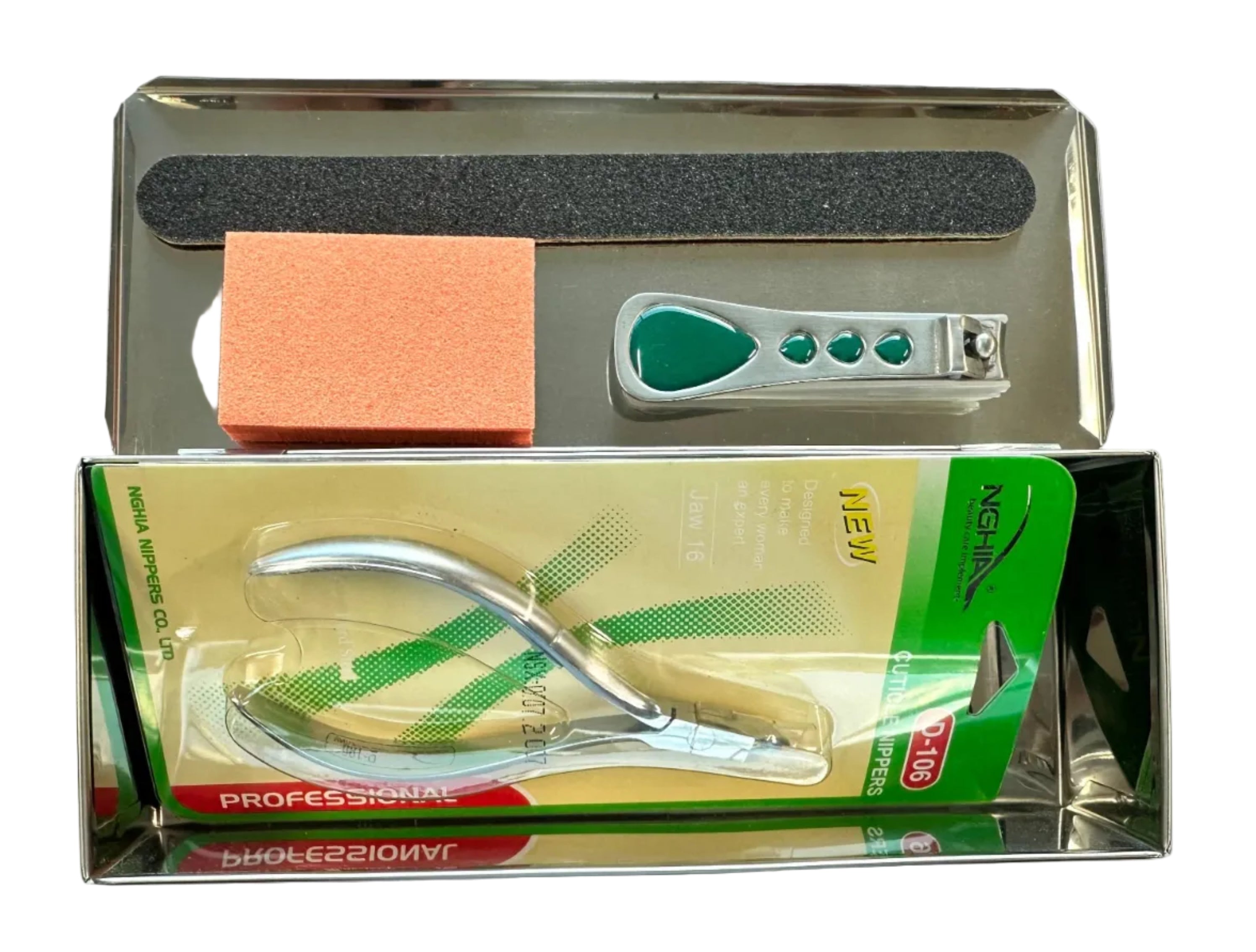 Manicure  Metal Box Set 4pcs