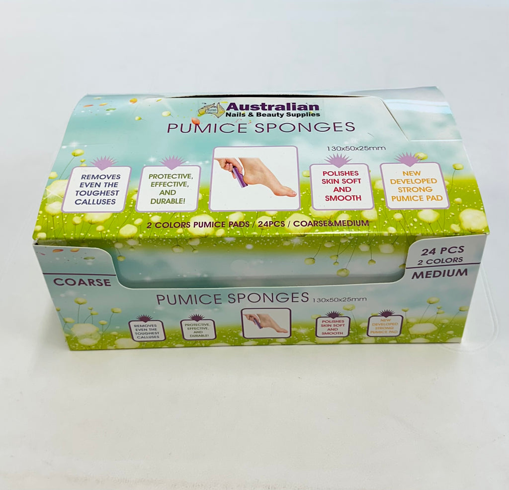 2 Colour Pumice Sponge - box of 24 pcs