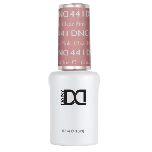 Clear Pink DND #441 Gel Polish 15ml