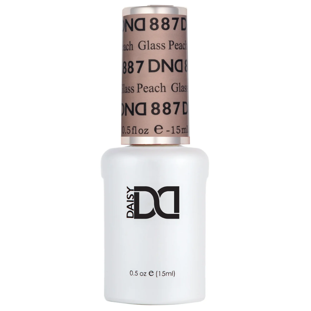 Glass Peach DND #887 Gel Polish 15ml