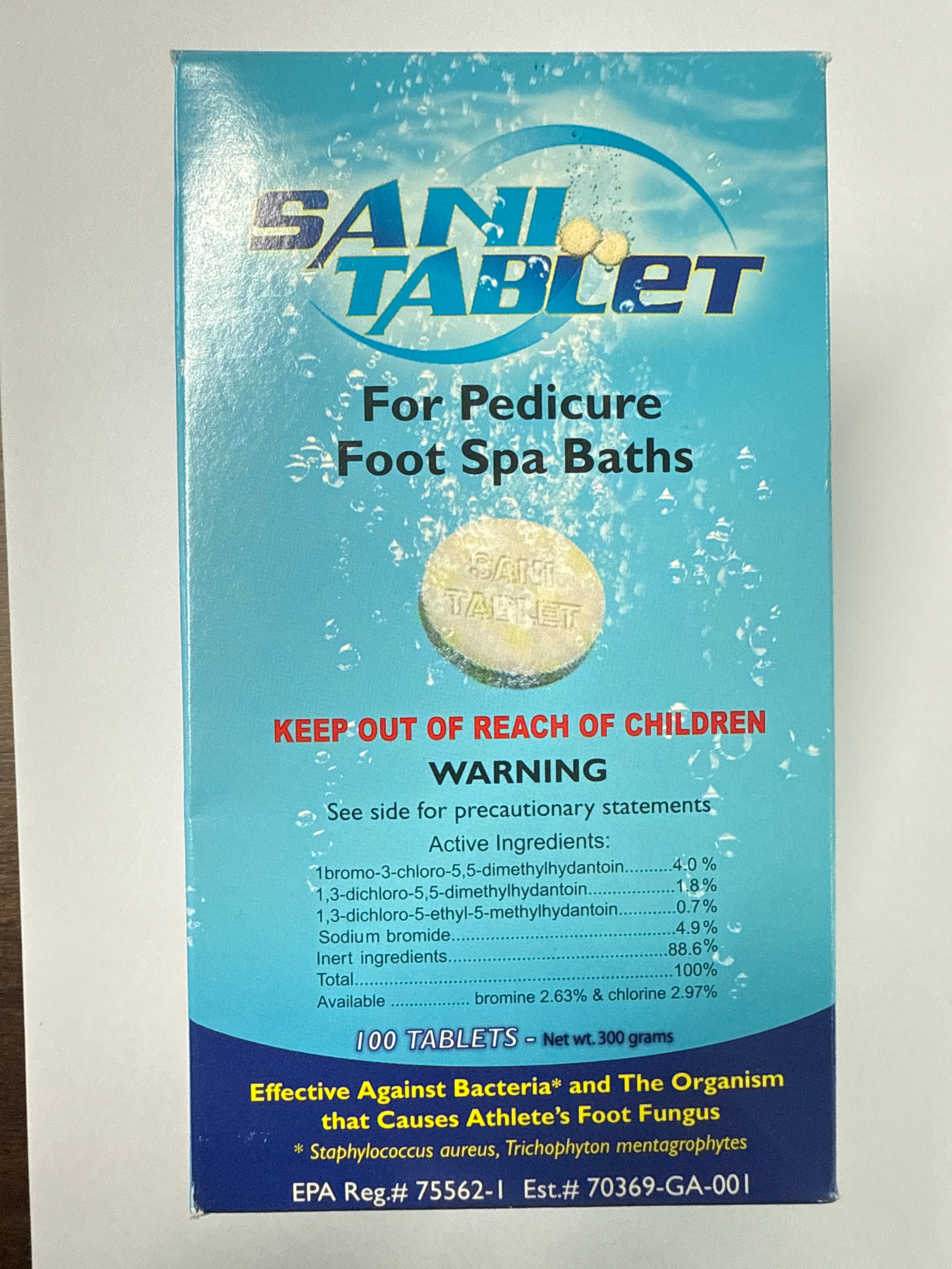 Sani Pedicure Tablets - 100 pcs
