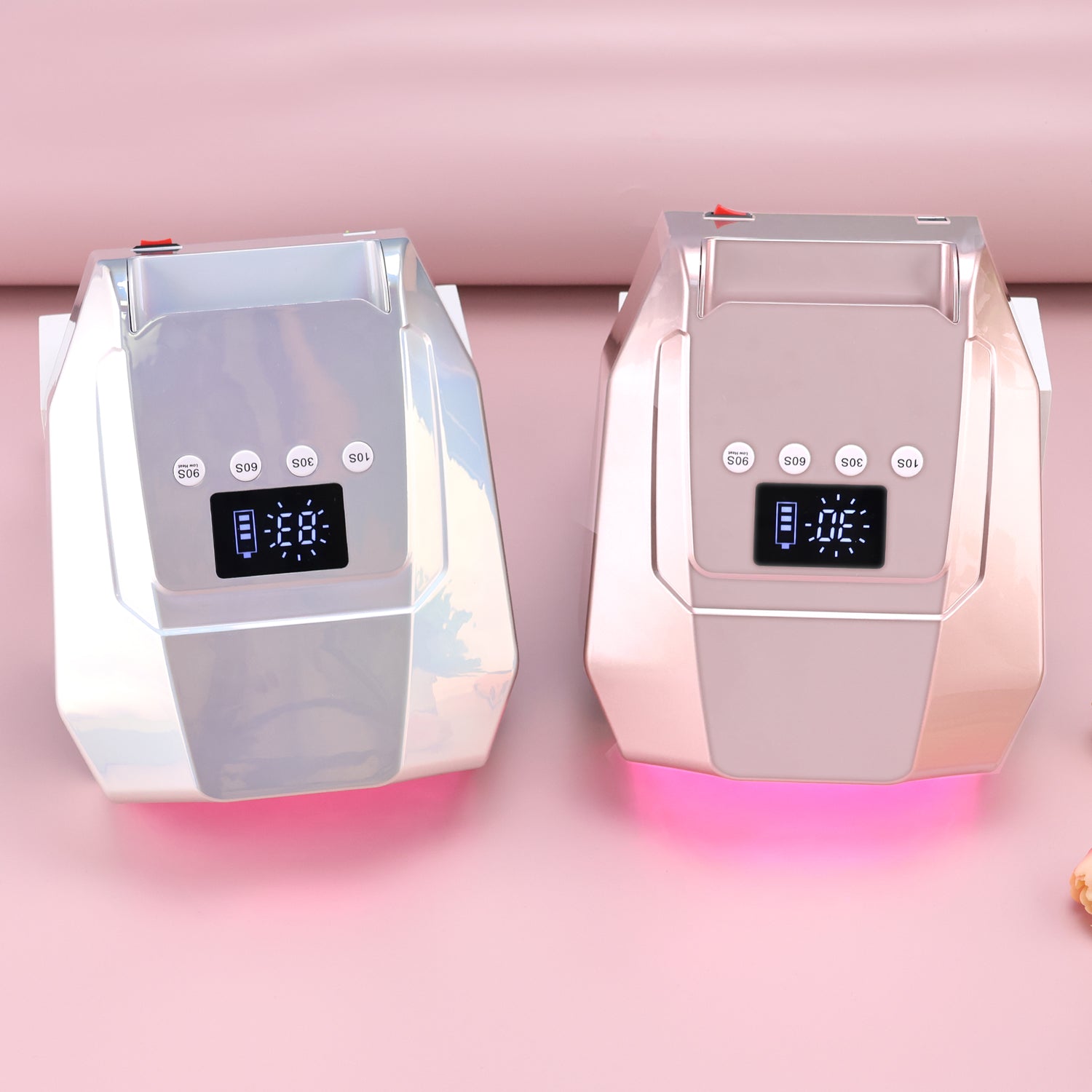96W Wireless UV Led Nail Lamp Metallic Color Professional Nail Gel Dryer Salon Nail Lamp
