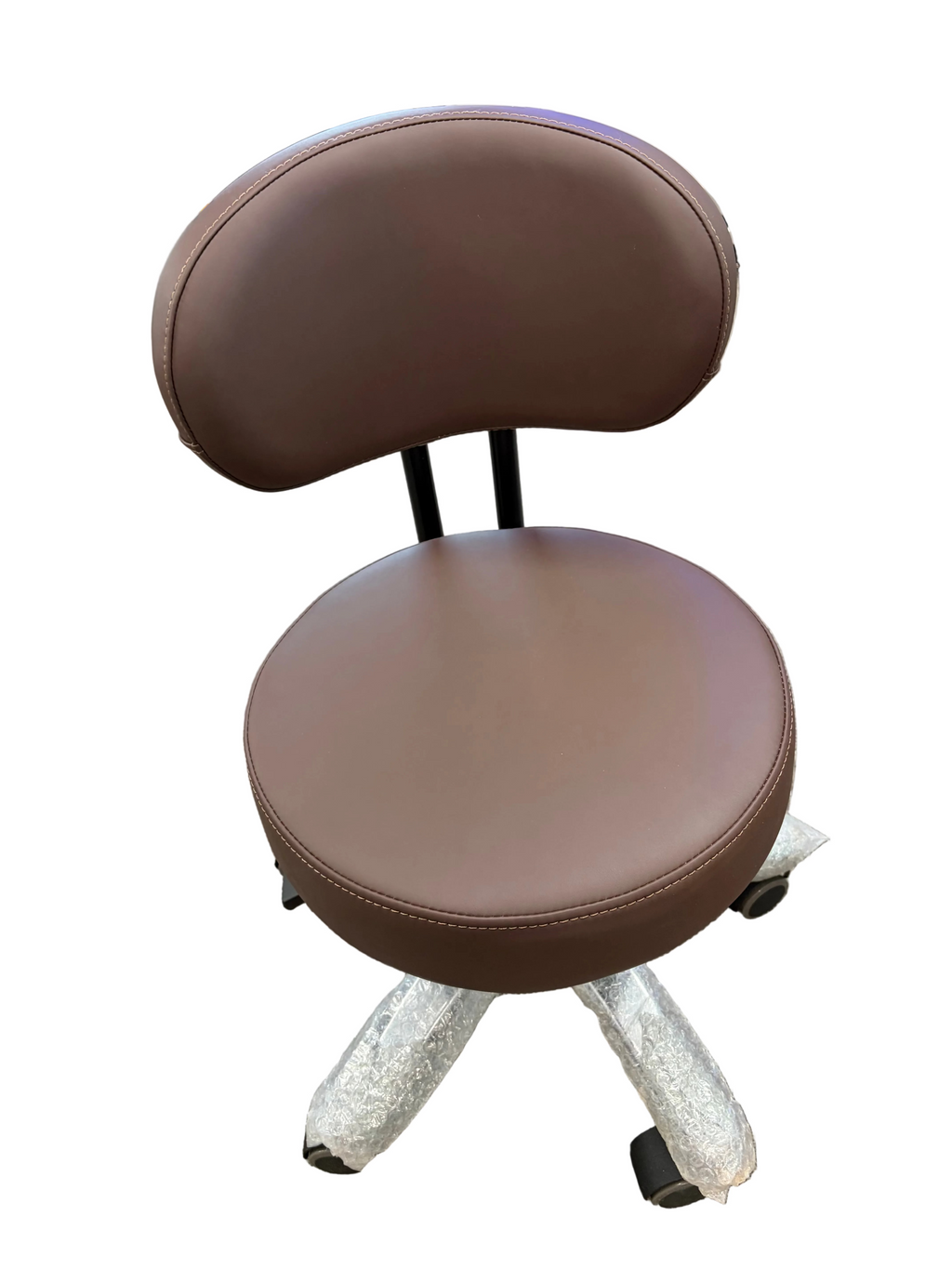 Smooth Dark Brown Leather Chair Pedicure