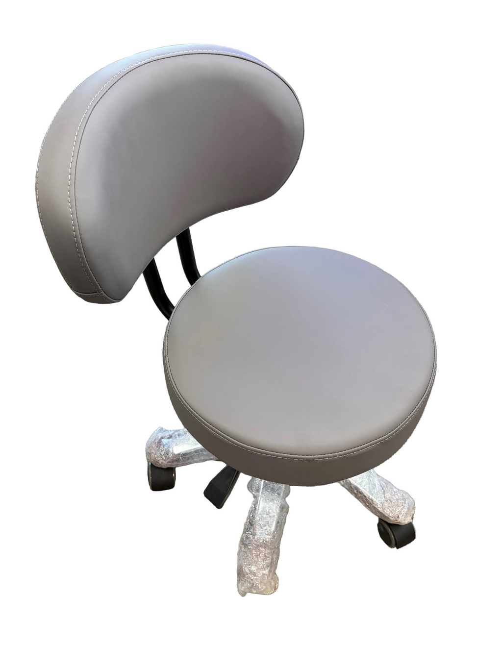 Smooth Grey Leather Chair Pedicure