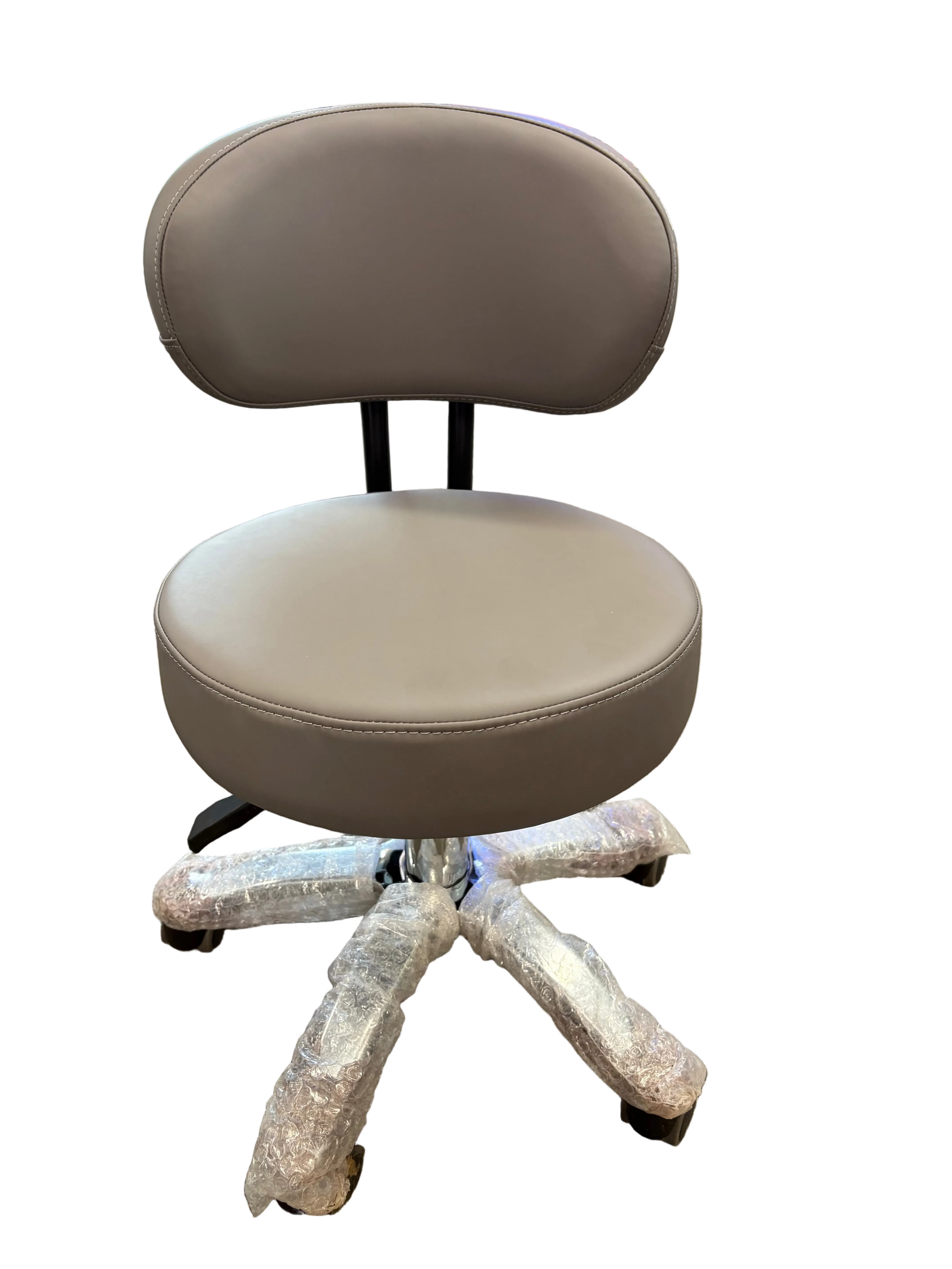 Smooth Grey Leather Chair Pedicure