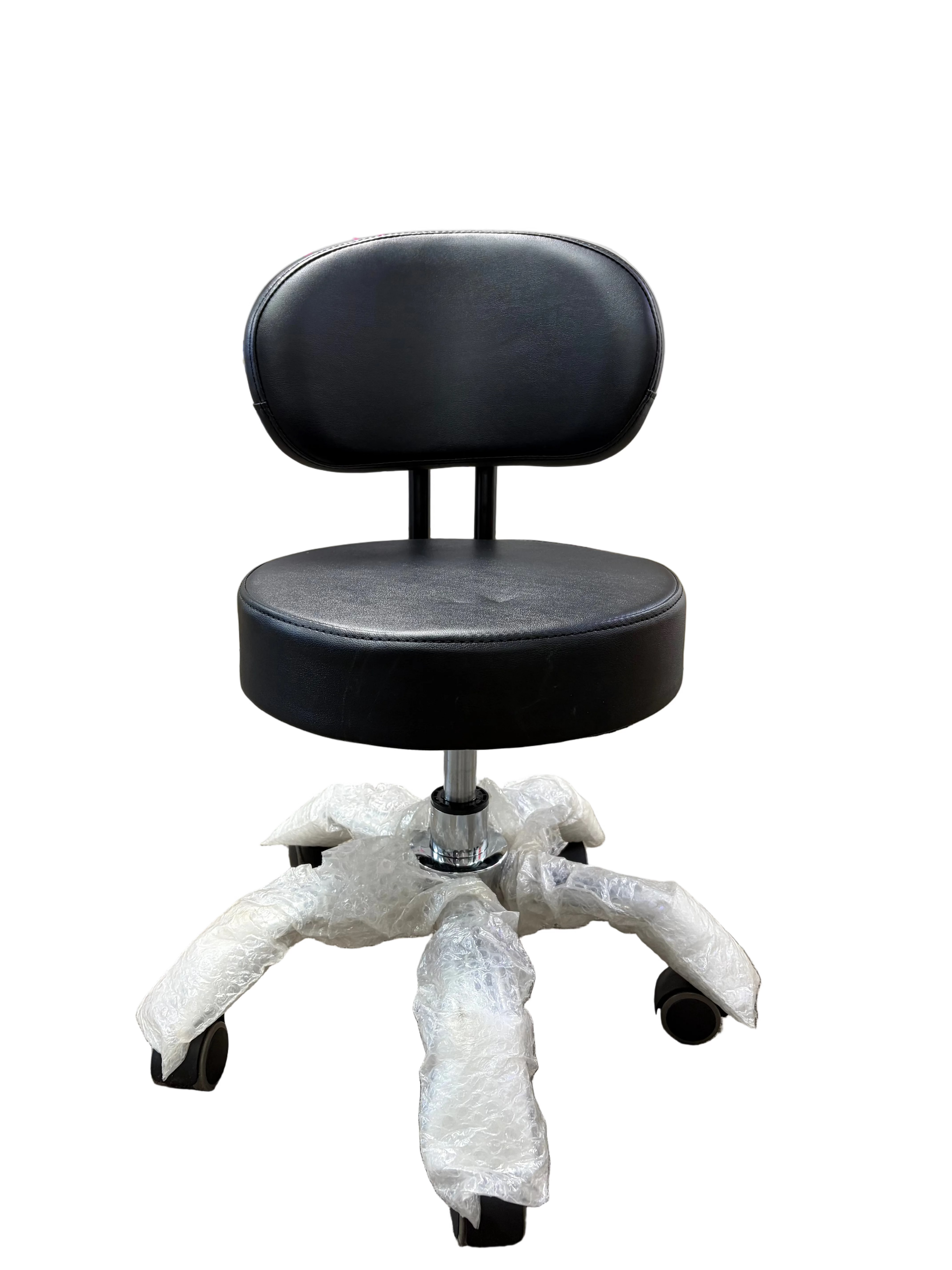 Black Leather Chair Pedicure