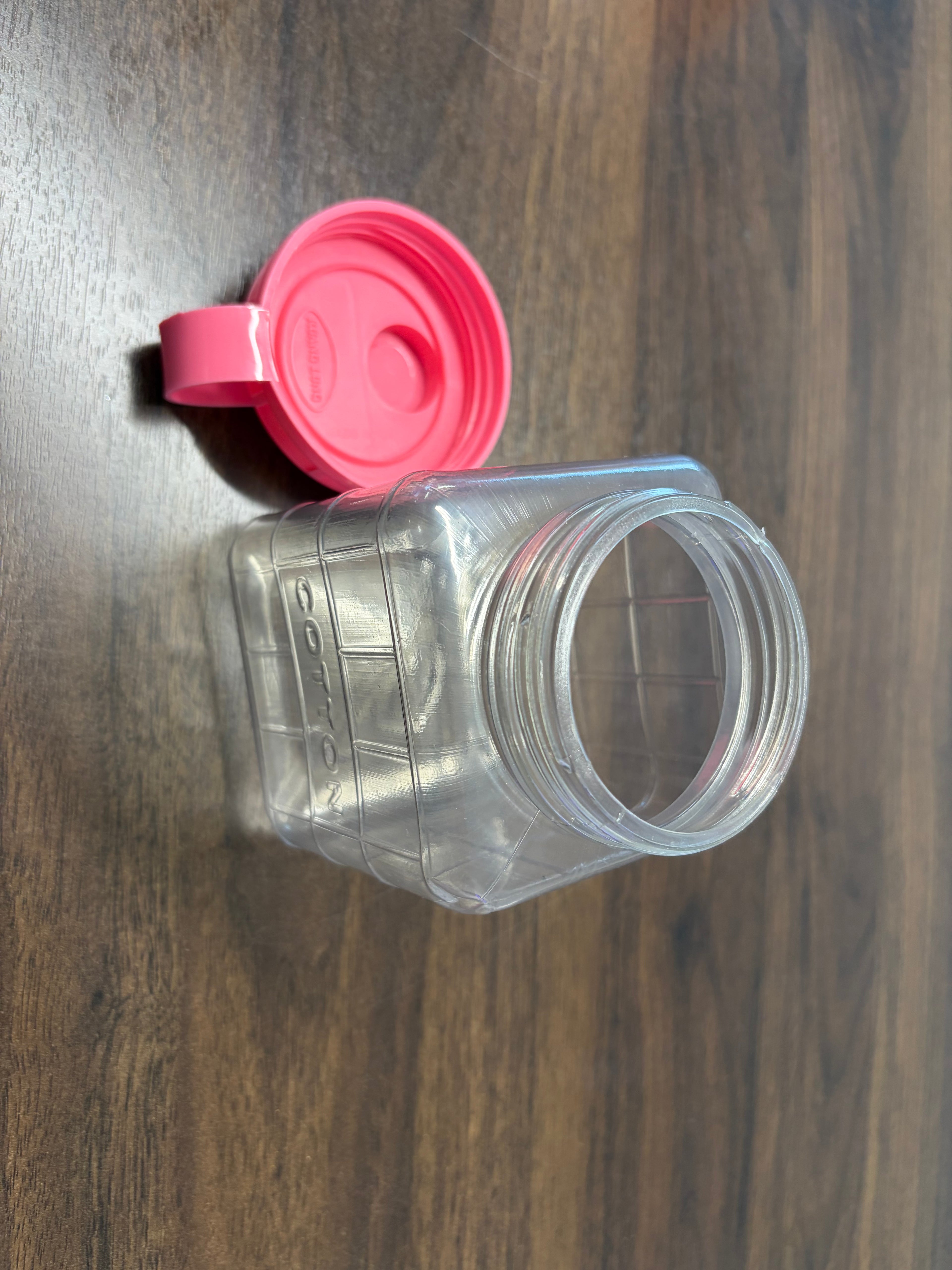 Cotton Balls Plastic Storage