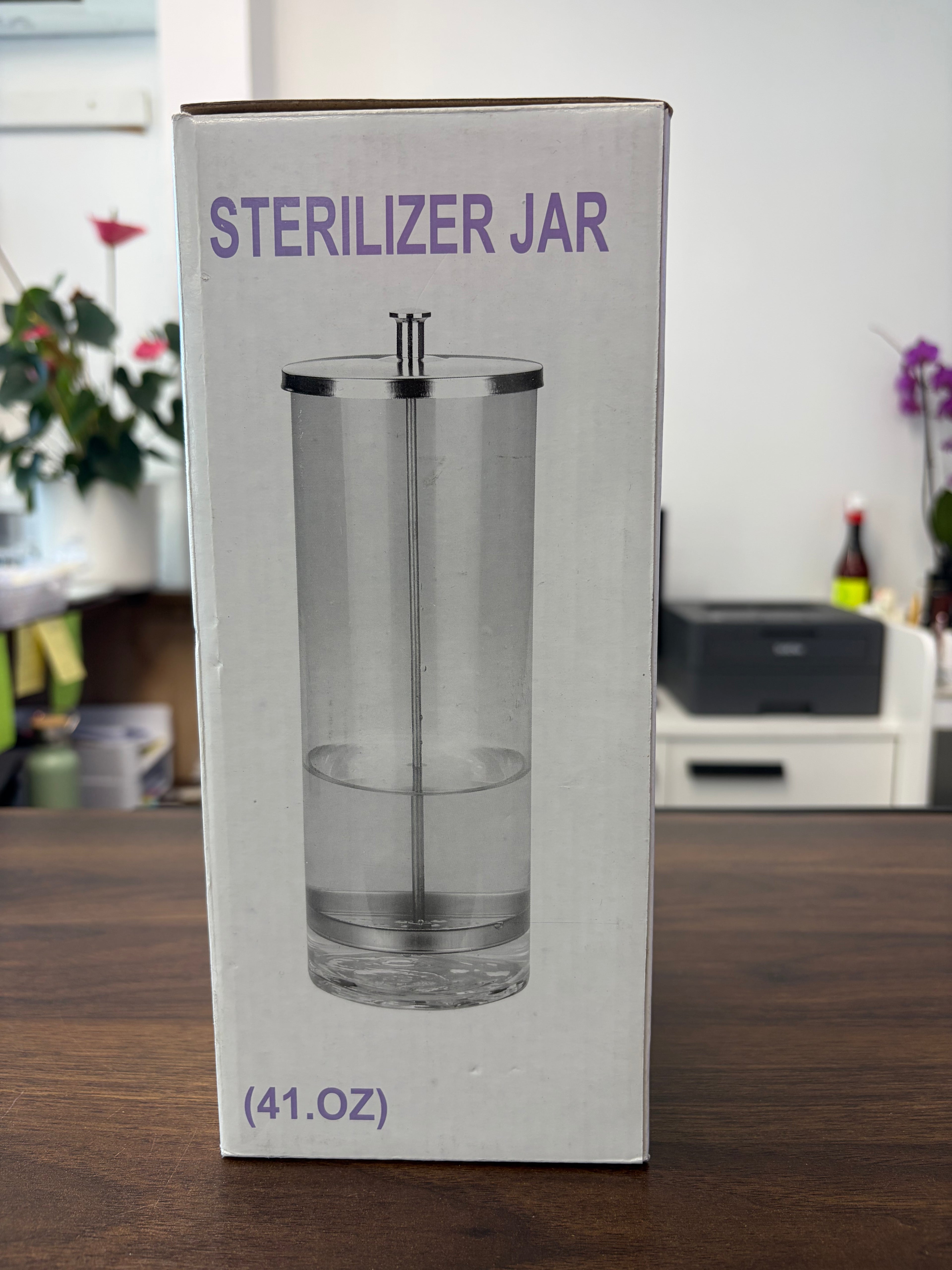 Glass Sterilizing Jar 41.OZ