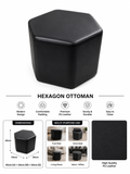 Leather Hexagon Chair