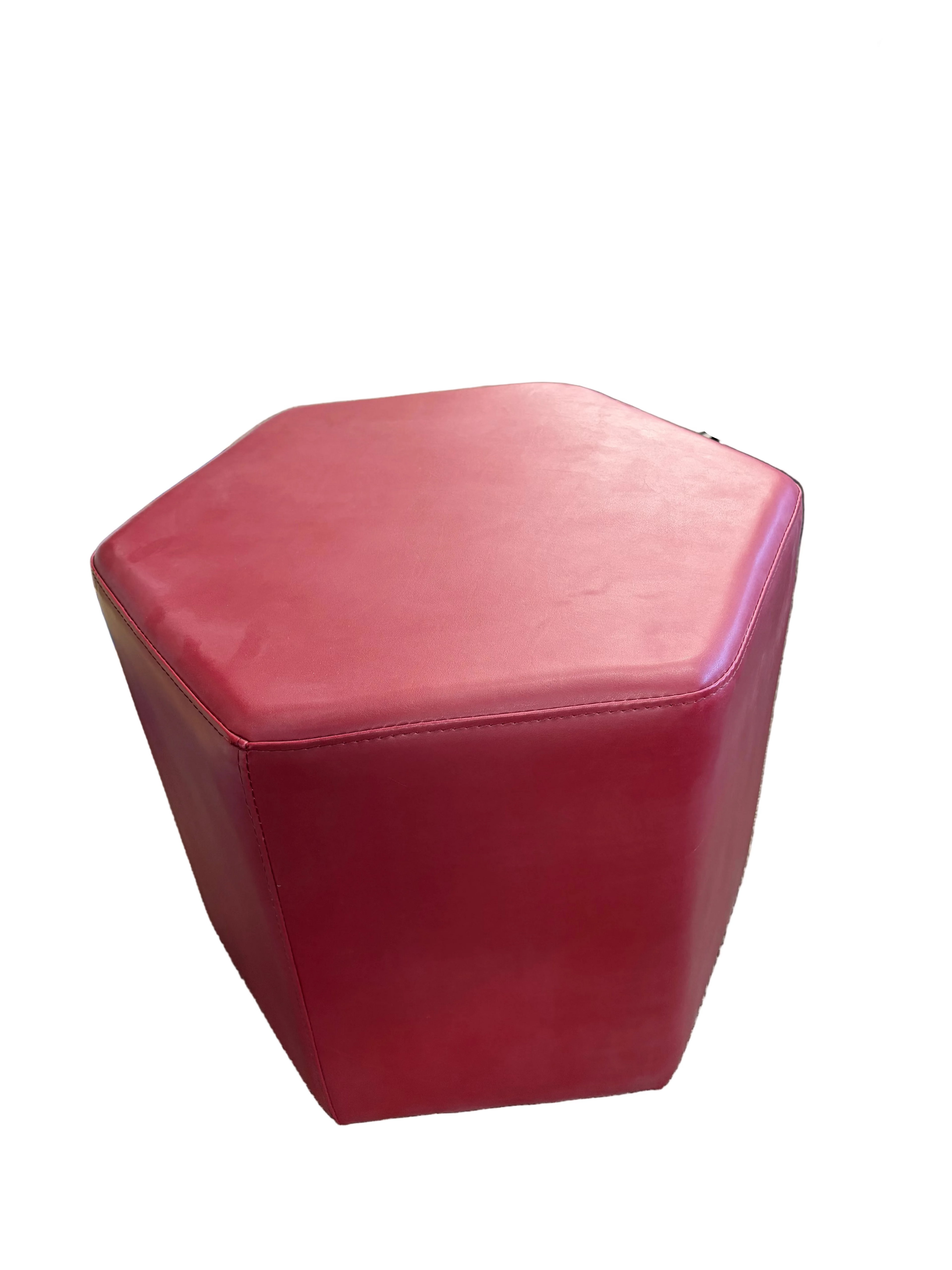 Leather Hexagon Chair
