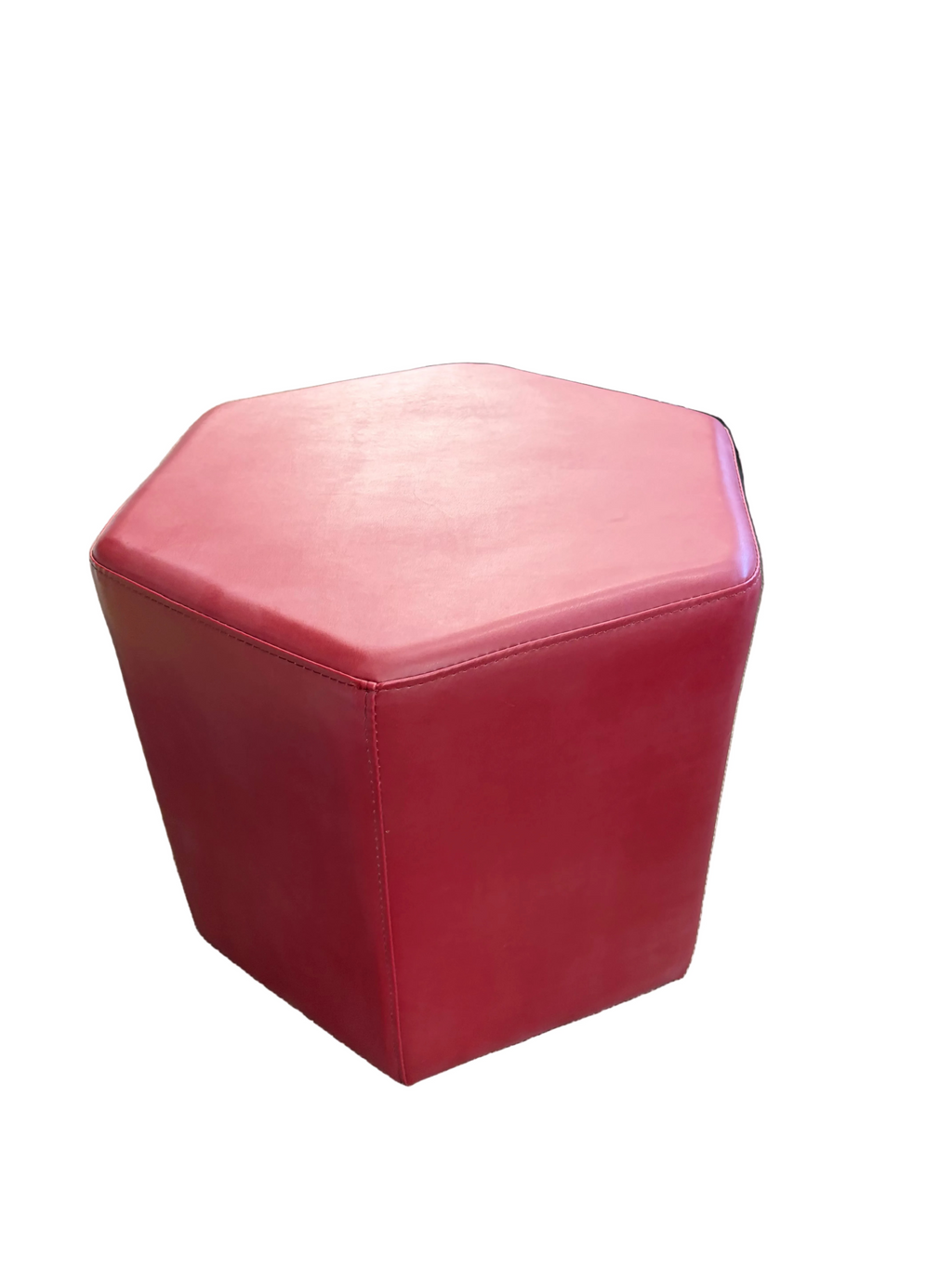 Leather Hexagon Chair