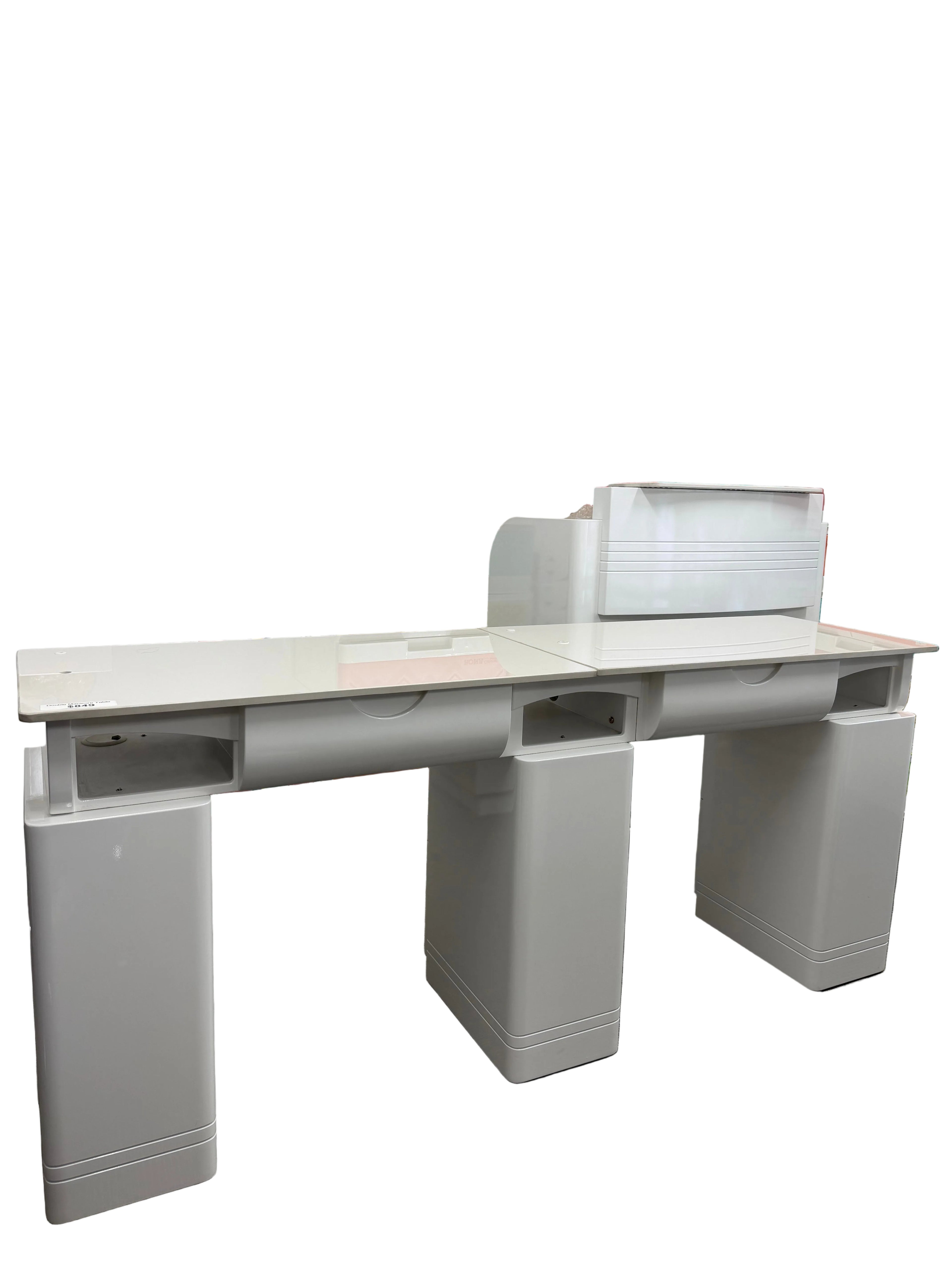 Double Manicure Table