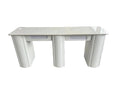 Double Manicure Table Marble Top - D01