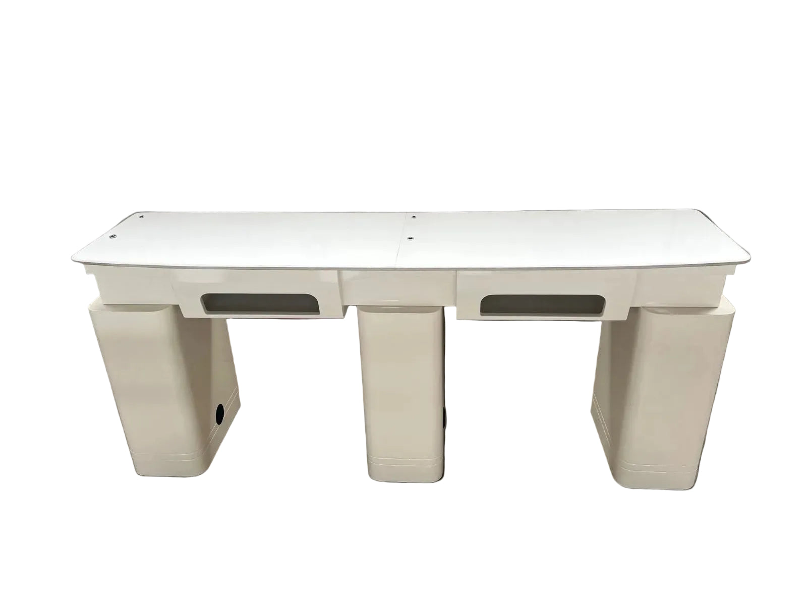 Double Manicure Table Marble Top - D02