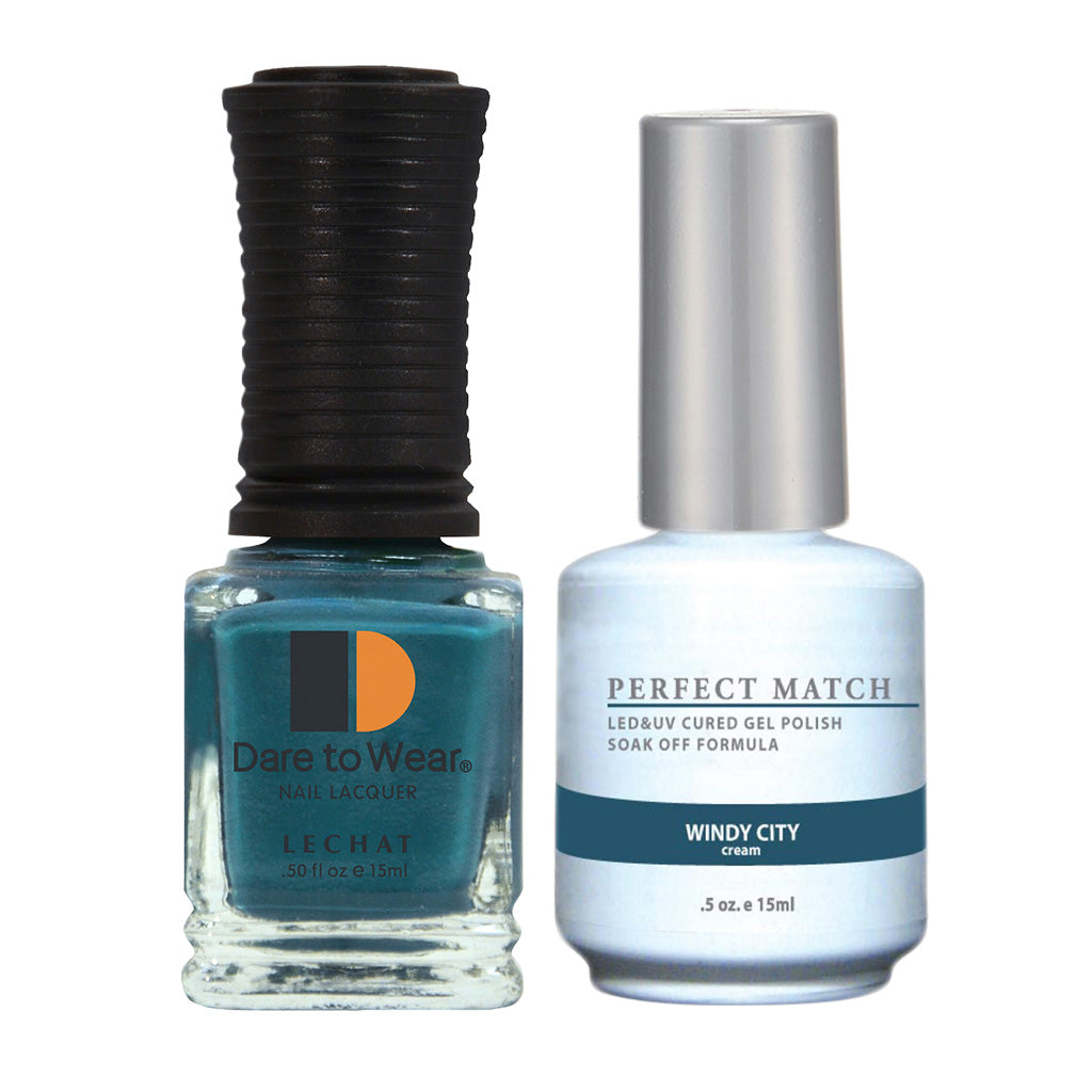 LeChat Perfect Match Duo Gel & Lacquer - #PMS142- Windy City