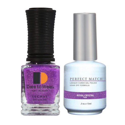 LeChat Perfect Match Duo Gel & Lacquer - #PMS126 Royal Crystal