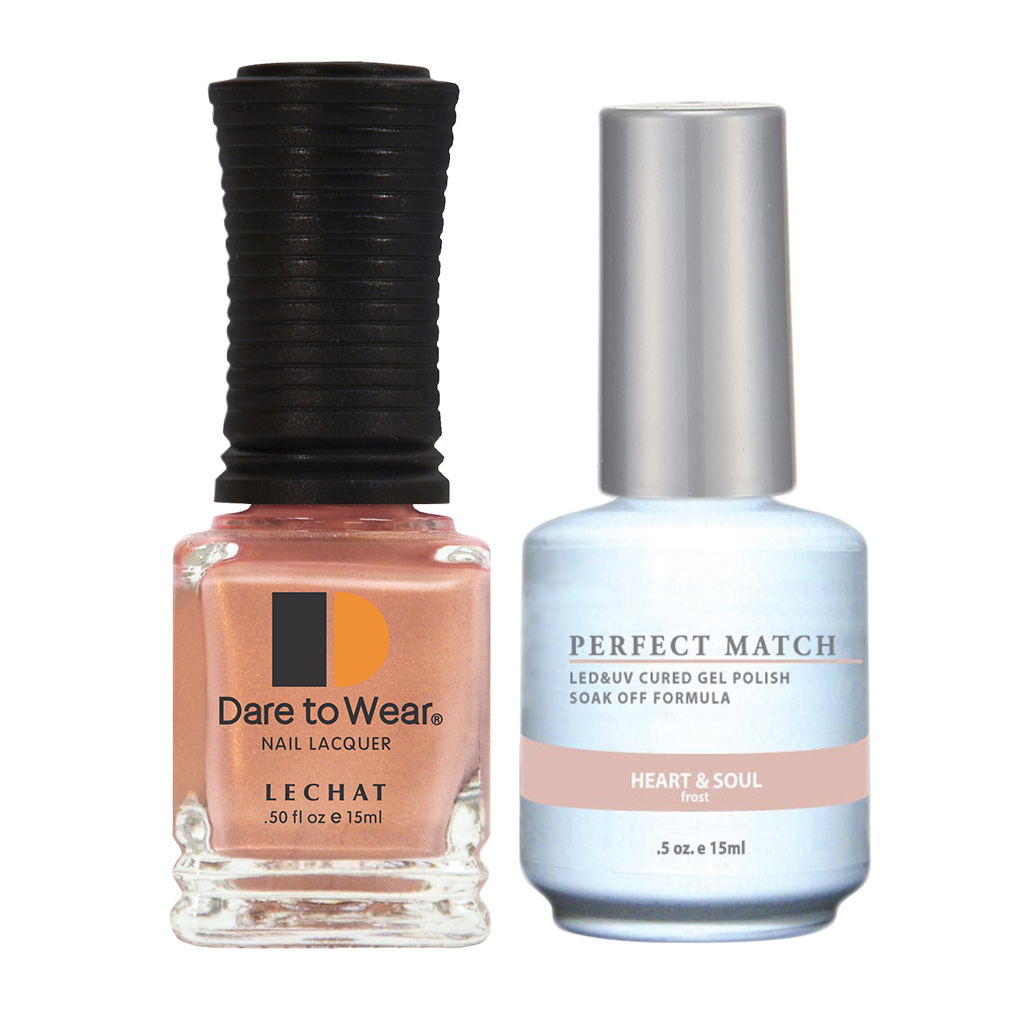 LeChat Perfect Match Duo Gel & Lacquer - #PMS109 Heart & Soul
