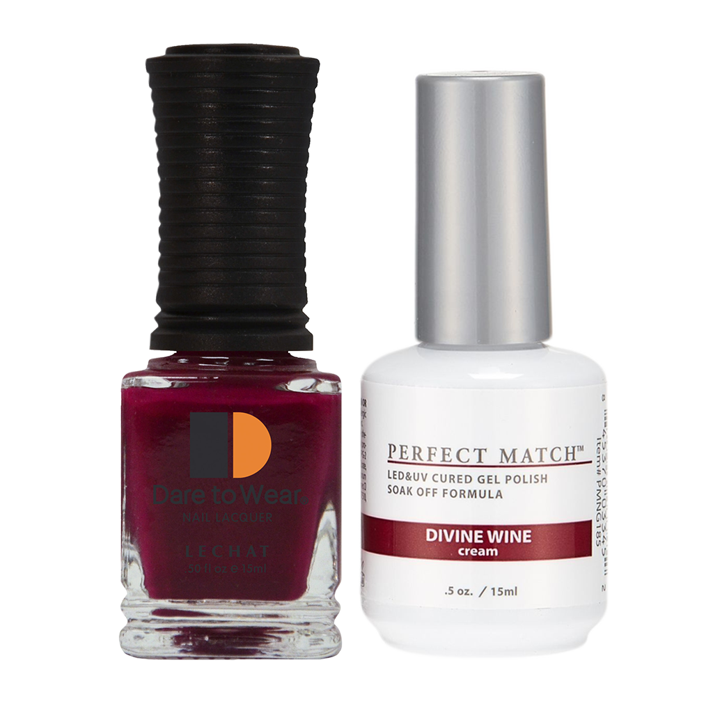 LeChat Perfect Match Duo Gel & Lacquer - #185-Divine Wine