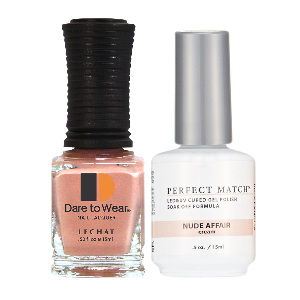 LeChat Perfect Match Duo Gel & Lacquer - #214- Nude Affair