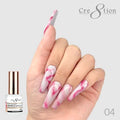 Cre8tion Gel Polish - Gel / Lacquer Marble Effect 04