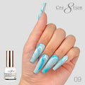 Cre8tion Gel Polish - Gel / Lacquer Marble Effect 09