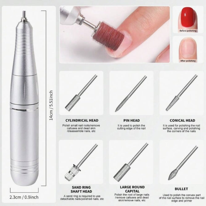 Professional Electric Nail Drill 45,000 RPM