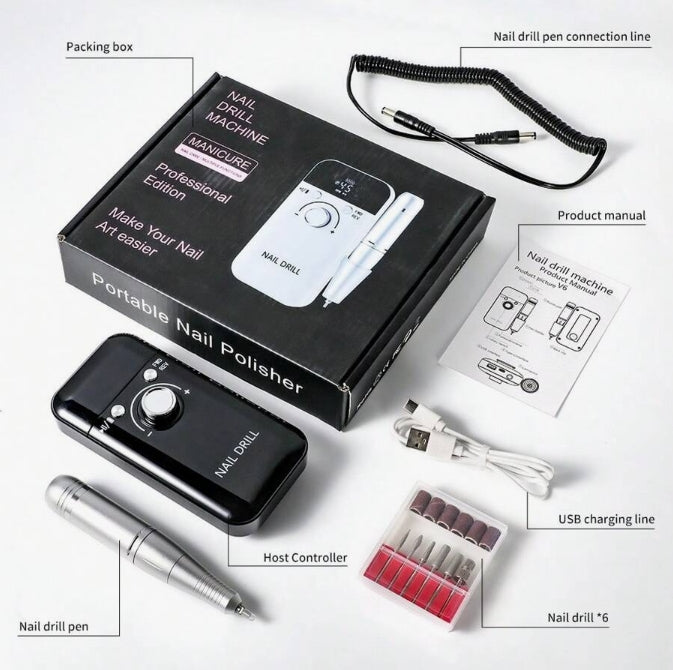 Professional Electric Nail Drill 45,000 RPM