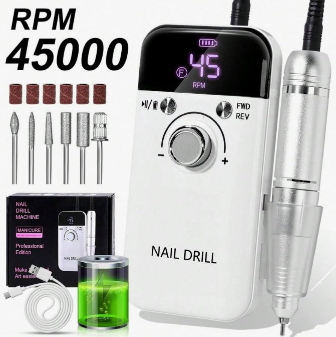Professional Electric Nail Drill 45,000 RPM
