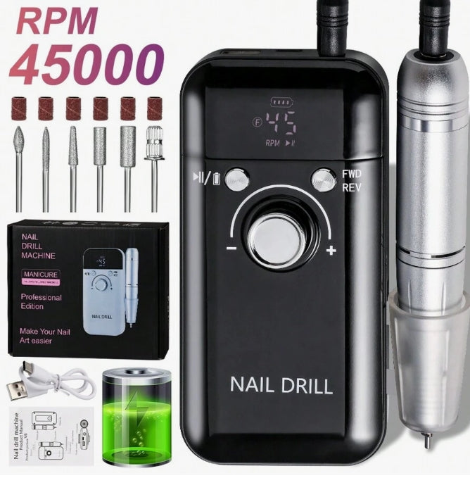 Professional Electric Nail Drill 45,000 RPM
