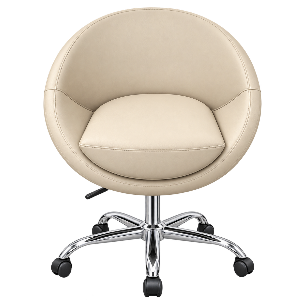 Premium Adjustable Leather Salon Chair with Removable Cushion