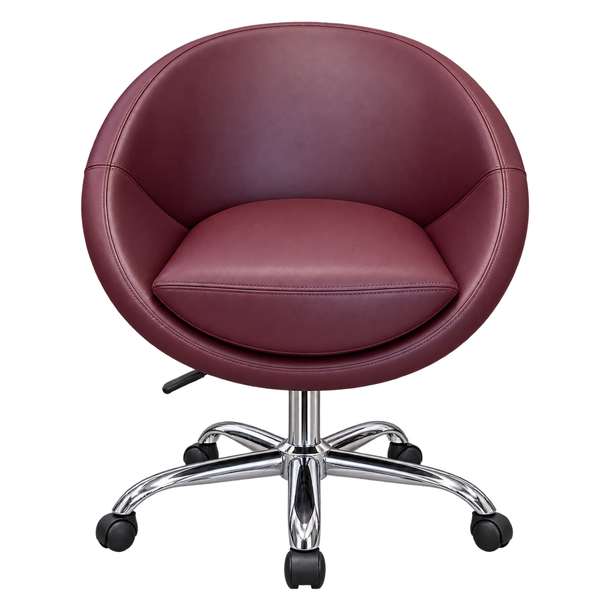 Premium Adjustable Leather Salon Chair with Removable Cushion