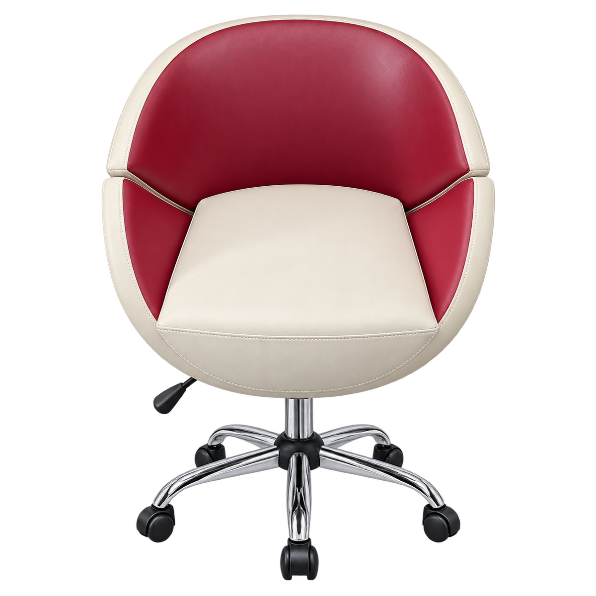 Premium Adjustable Leather Salon Chair with Removable Cushion