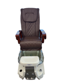Luxury Chocolate Brown Spa Pedicure Chair
