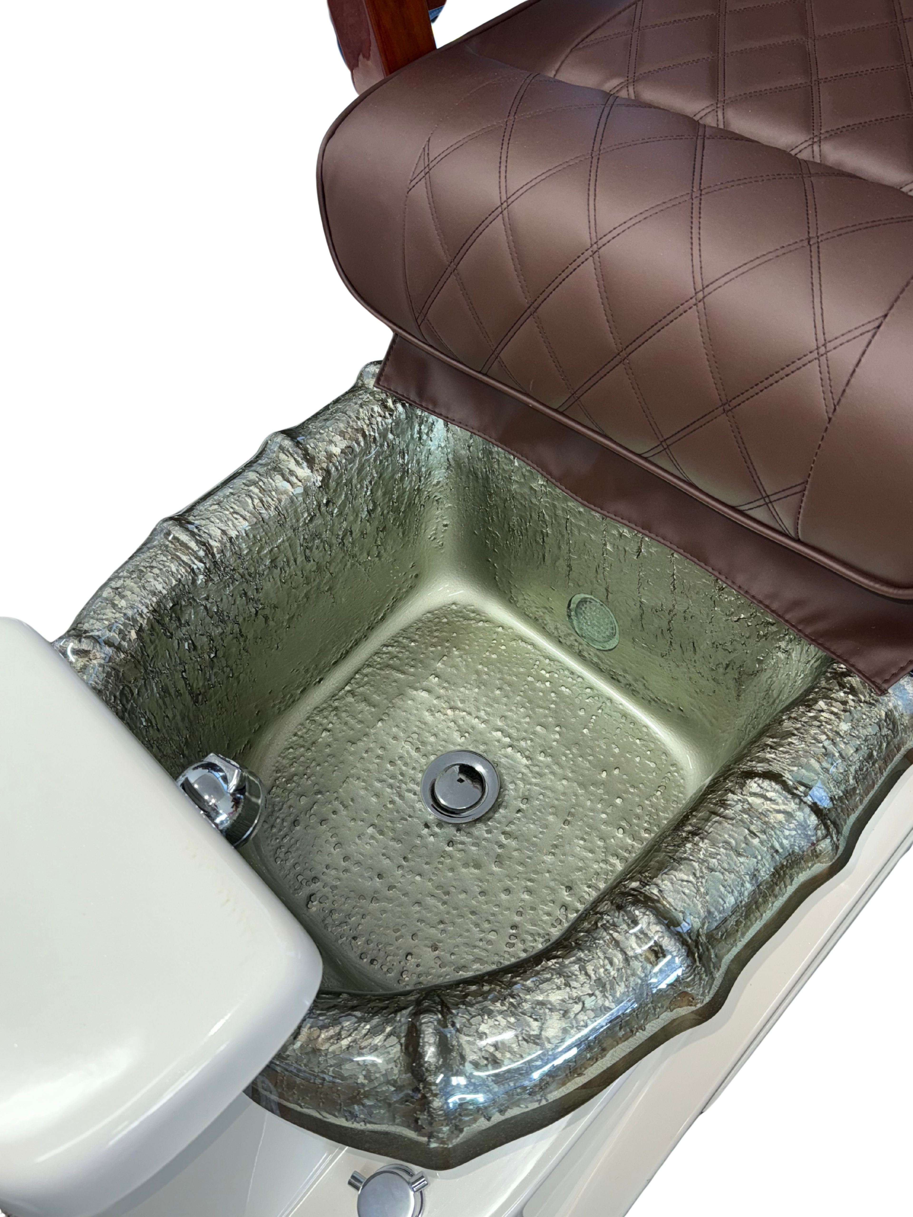 Luxury Chocolate Brown Spa Pedicure Chair