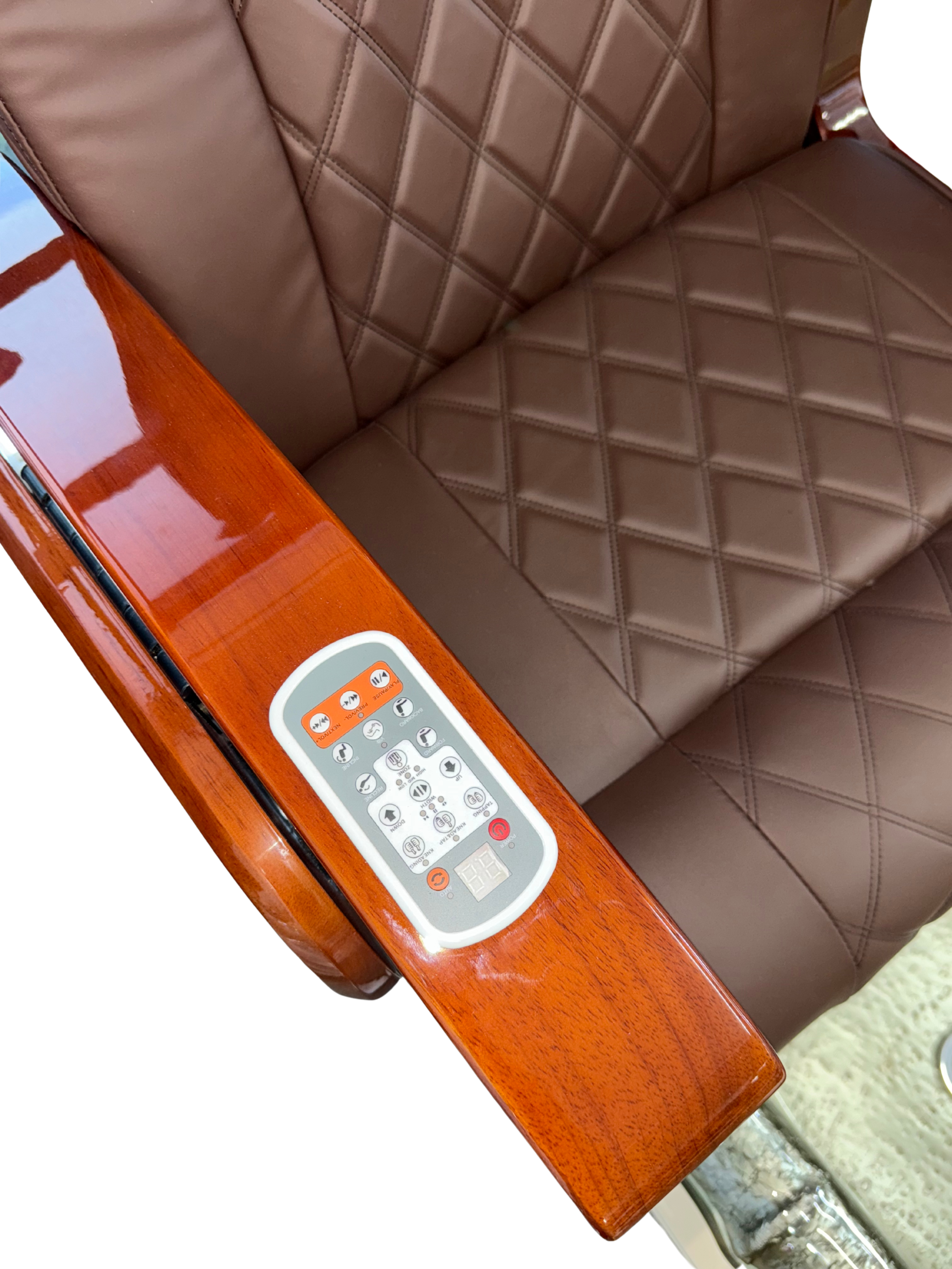 Luxury Chocolate Brown Spa Pedicure Chair