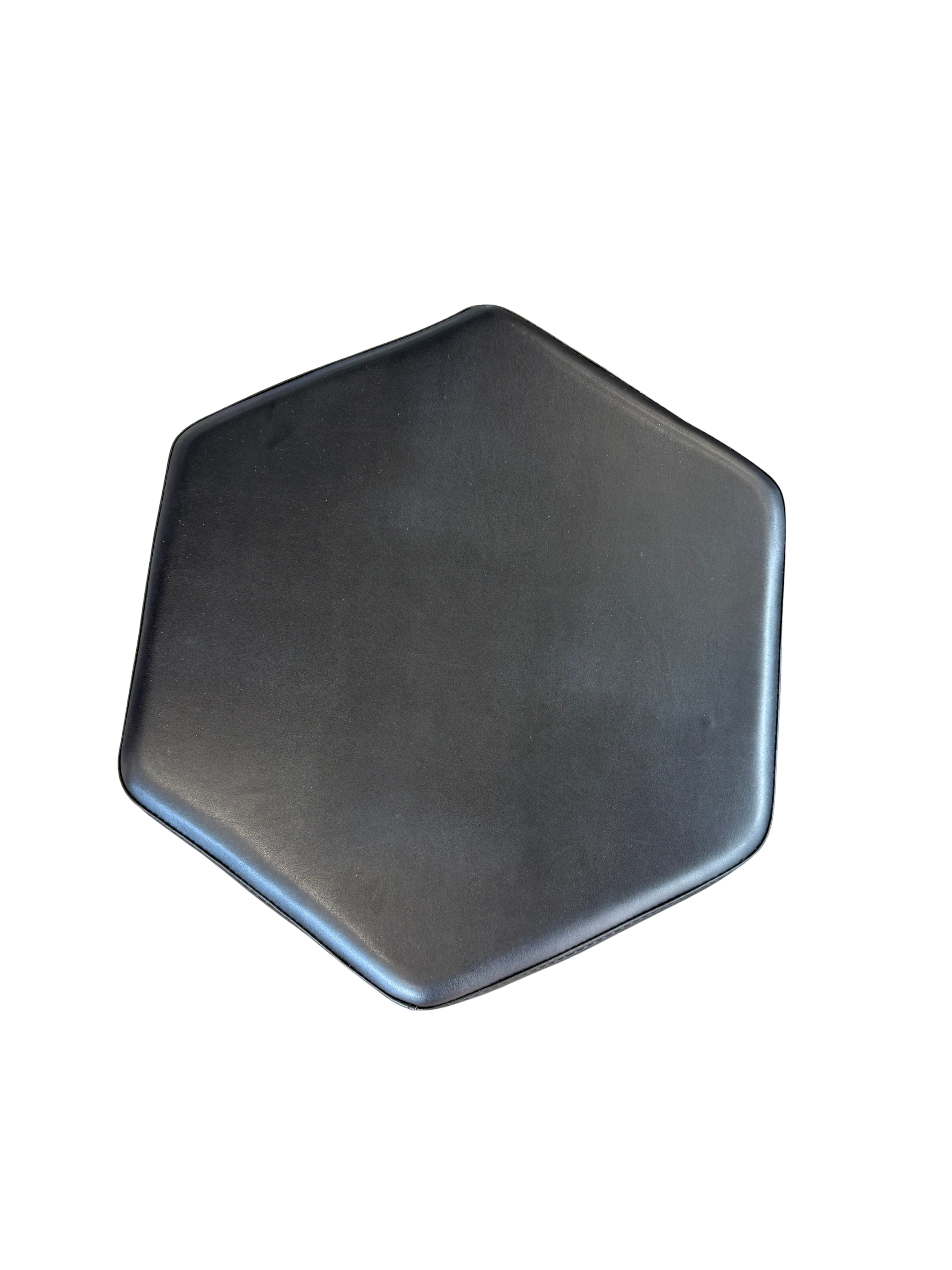 Leather Hexagon Chair