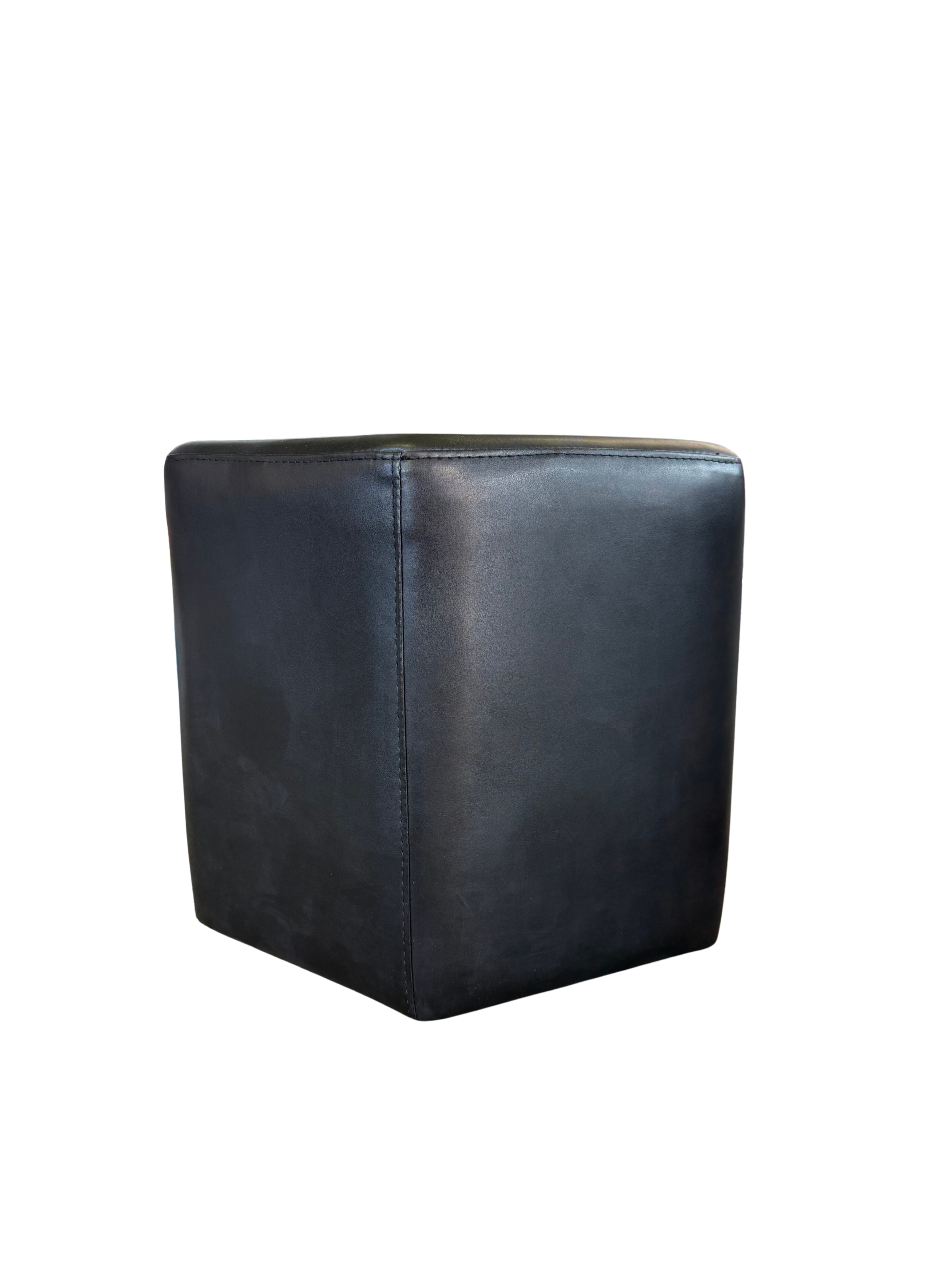 Leather Hexagon Chair