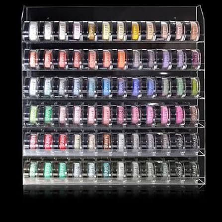 Acrylic Dipping Powder Wall Rack 54