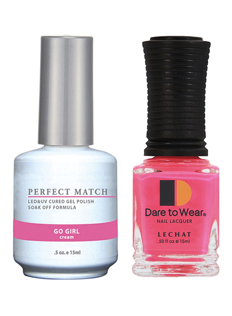 LeChat Perfect Match Duo Gel & Lacquer - #PMS37 Go Girl