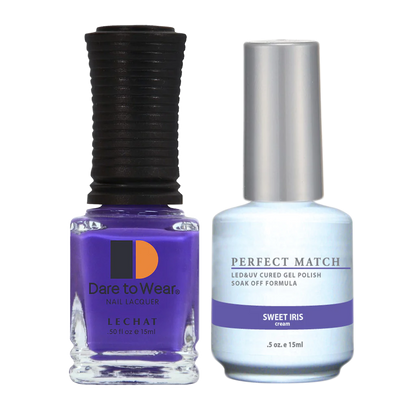 LeChat Perfect Match Duo Gel & Lacquer - #PMS148- Sweet Iris