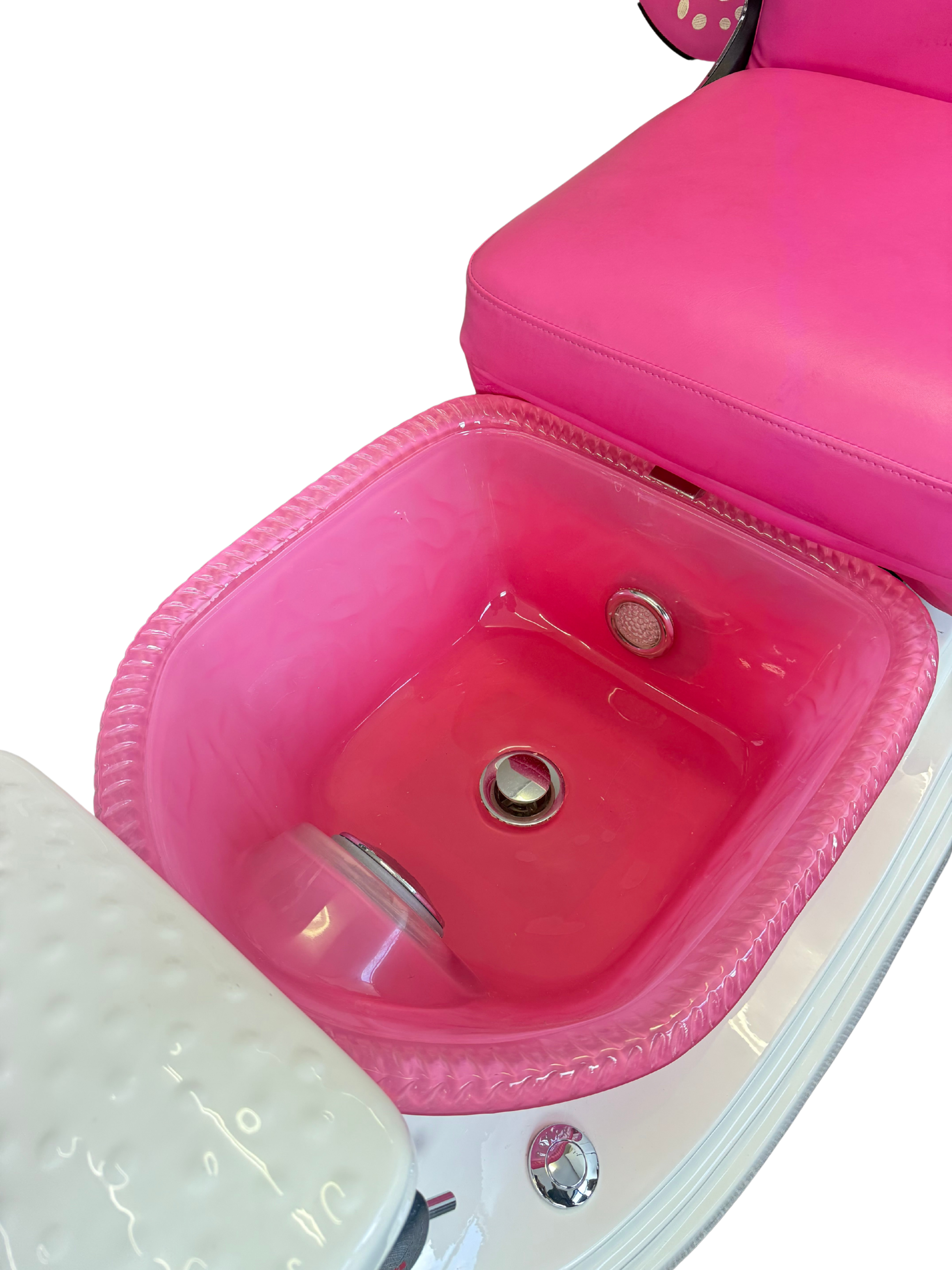 Pink Butterfly Kids Spa Pedicure Chair