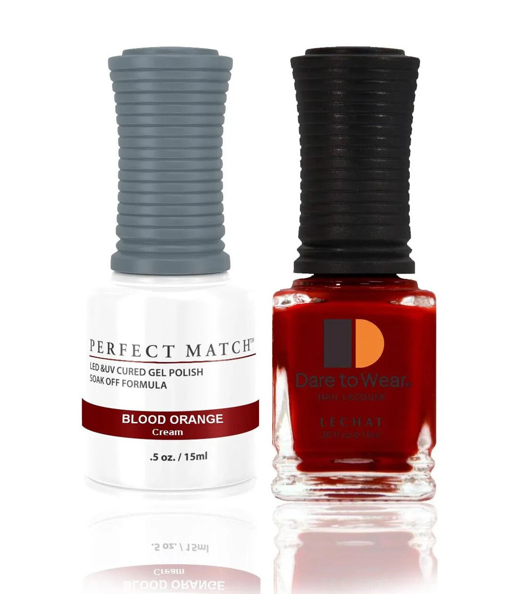 LeChat Perfect Match Duo Gel & Lacquer - #PMS10 Blood Orange
