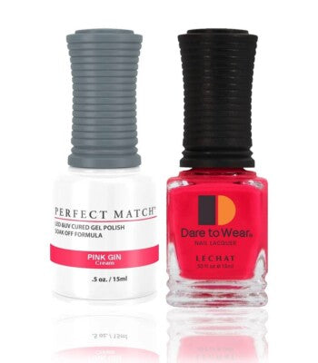 LeChat Perfect Match Duo Gel & Lacquer - #PMS26 - Pink Gin